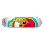 MATILDA RED HEAD CUSTOM SKATE BOARD