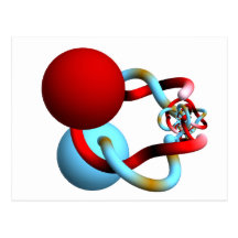 Mating Dance of the Alexander Horned Spheres Post Card