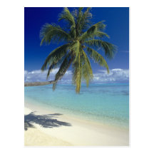 Matira Beach on the island of Bora Bora, Society Post Cards
