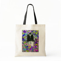 Matisse in Butterflies II - White & Black Papillon Tote Bag