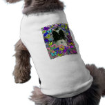 Matisse in Butterflies II - White & Black Papillon Pet T Shirt