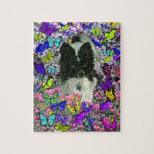 Matisse in Butterflies II - White & Black Papillon jigsaw puzzle