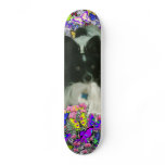 Matisse in Butterflies II - White &amp; Black Papillon Skate Decks