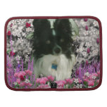 Matisse in Flowers - White & Black Papillon Dog Organizer