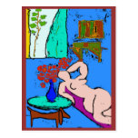 Matisse Nude with Dachshund 2 Postcard