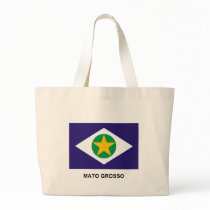 Mato Grosso, Brazil Flag Tote Bag