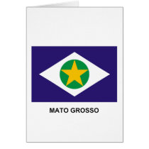 Mato Grosso, Brazil Flag cards