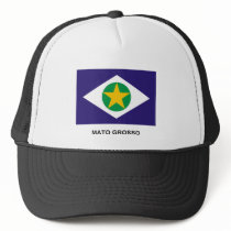 Mato Grosso, Brazil Flag Mesh Hat