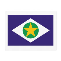 Mato Grosso, Brazil Flag Postcards