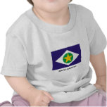 Mato Grosso, Brazil Flag T Shirt