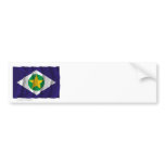 Mato Grosso, Brazil Waving Flag Bumper Stickers