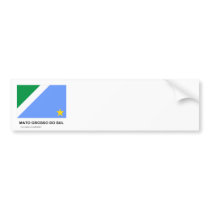 Mato Grosso do Sul, Brazil Flag bumper stickers