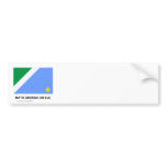 Mato Grosso do Sul, Brazil Flag Bumper Stickers