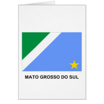 Mato Grosso do Sul, Brazil Flag Greeting Cards