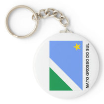 Mato Grosso do Sul, Brazil Flag Key Chains