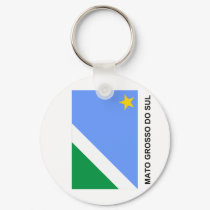 Mato Grosso do Sul, Brazil Flag keychains by Vexillophile Mato Grosso do Sul, Brazil Flag keychains
