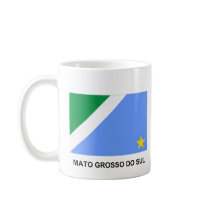 Mato Grosso do Sul, Brazil Flag Coffee Mugs