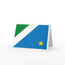 Mato Grosso Dosul Flag Greeting Card