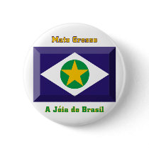 Mato Grosso Flag Gem buttons