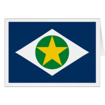 Mato Grosso Flag Greeting Card