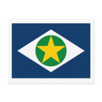 Mato Grosso Flag Postcard