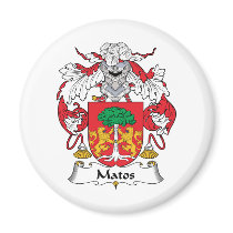 Matos Family Crest magnets by coatsofarms Matos Family Crest magnets
