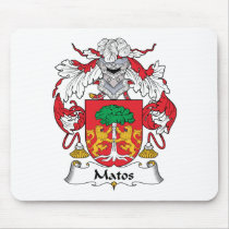 Matos Family Crest mousepads by coatsofarms Matos Family Crest mousepads