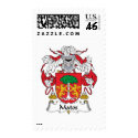 Matos Family Crest postage by coatsofarms Matos Family Crest postage