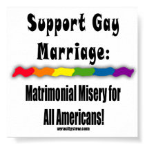 Matrimonial Misery Equality Poster posters