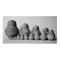 matrioshka's family_b&w posters by VioDePhoto matrioshka's family_b&w posters