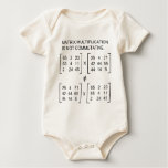 Matrix multiplication infant creeper t-shirts