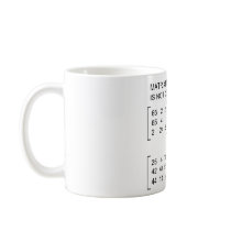 Matrix multiplication mug