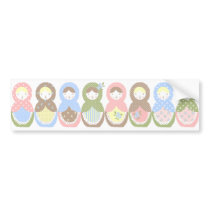 Matrjoshka autosticker ♥ bumper stickers