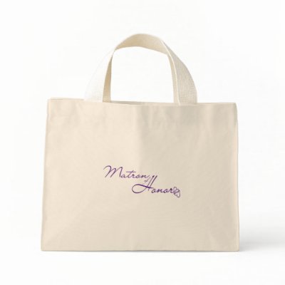 Matron of Honor Tote Bags by twoheartsshoppe