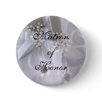 Matron of Honor Button