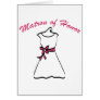 Matron of Honor Greeting Card