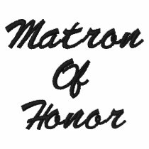 Matron Of Honor Embroidered Shirt embroidered shirts by weddingpartygifts Matron Of Honor Embroidered Shirt embroidered shirts