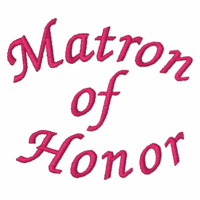 Matron of Honor embroidered shirts