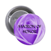 MATRON OF HONOR - lavender rose button