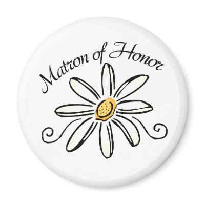 Matron of Honor Refrigerator Magnets