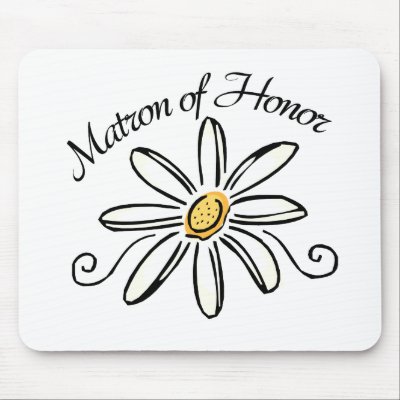 Matron of Honor Mousepad