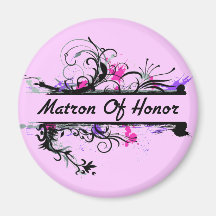 Matron Of Honor Refrigerator Magnets