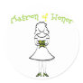 Matron of Honor Sticker