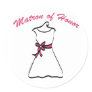 Matron of Honor Round Sticker