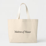Matron of Honor Tote Bags