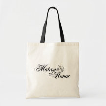 Matron of Honor Tote Canvas Bags