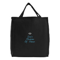 Matron Of Honor Wedding Black Embroidered Bag embroidered bags