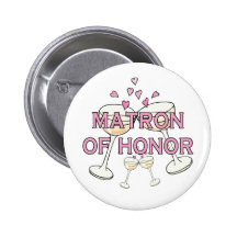 Matron of Honor Wedding ID Button