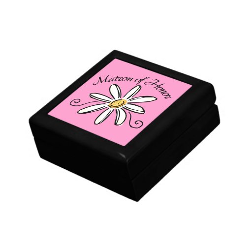 Matron of Honor Wedding Trinket Box