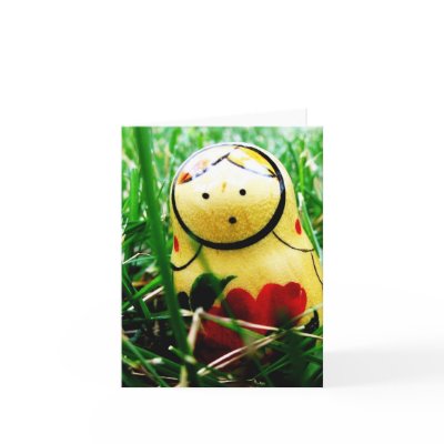 Matroshka Ukrainian Folk Art Cards by perogies